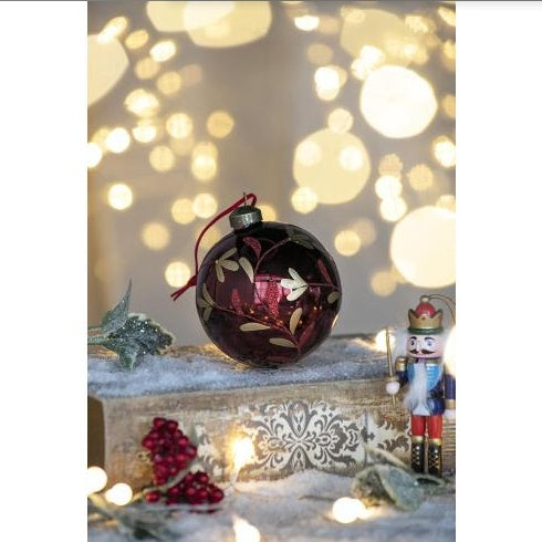 D3.9 Christmas Ball Ornaments, Glass