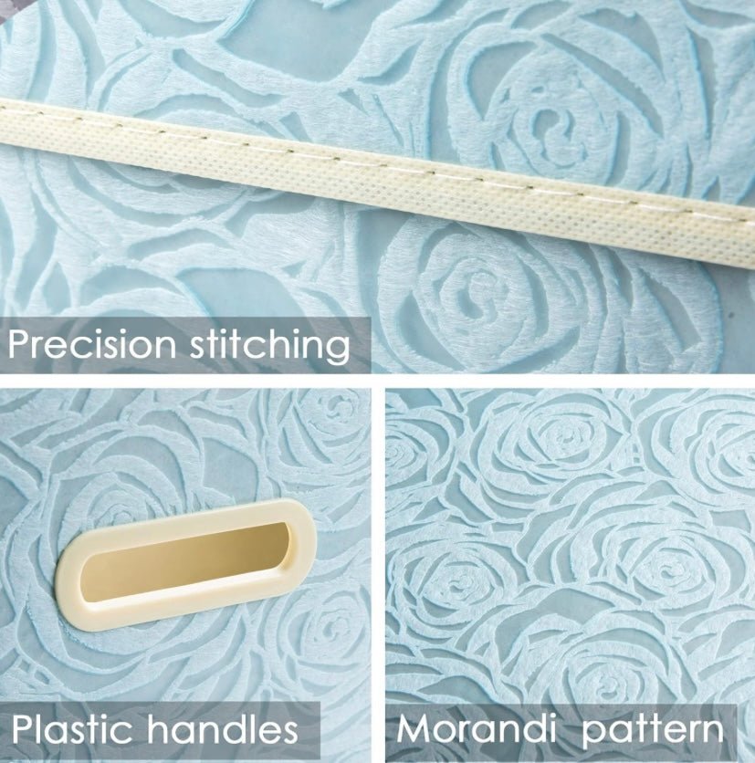 Foldable Fabric Storage Box with Lid & Handle – Large Capacity Home Organizer - Glowonlite - Glowonlite