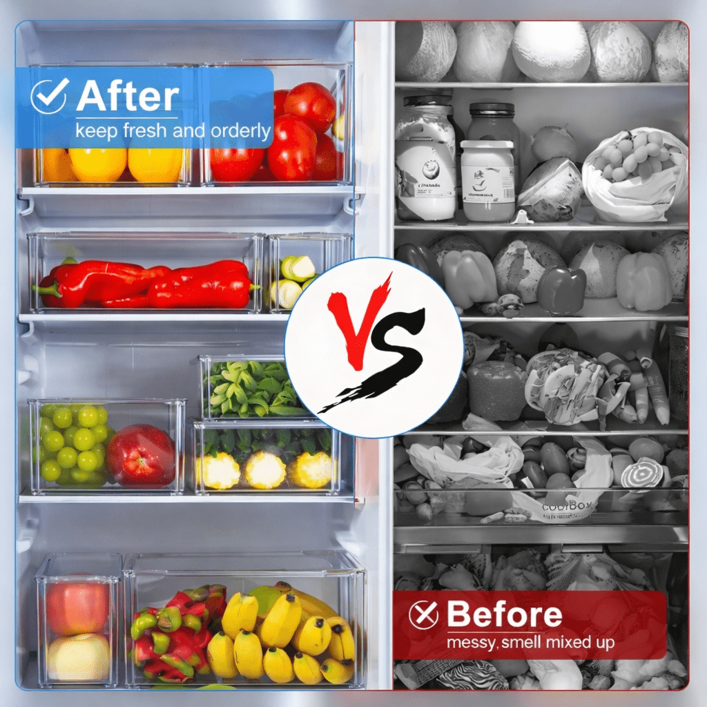 Fresh Drainage Food Storage Container with Removable Drip Tray - Glowonlite - Glowonlite