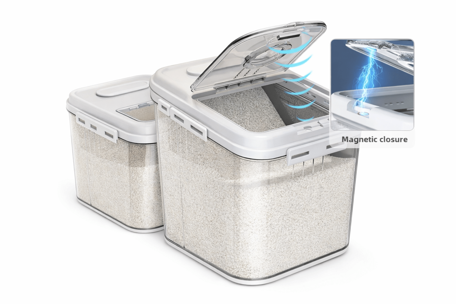 FreshFlow Airtight Food Storage Container with Pour Spout - Glowonlite - Glowonlite