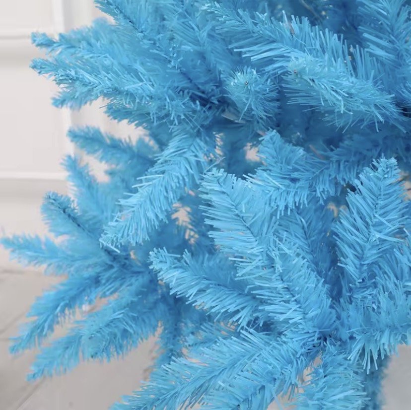 Frosted Sky Blue Christmas Tree Set - Glowonlite - Glowonlite