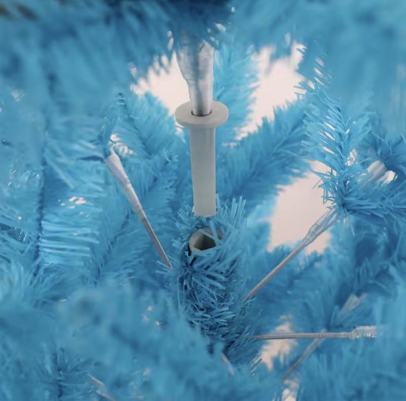 Frosted Sky Blue Christmas Tree Set - Glowonlite - Glowonlite