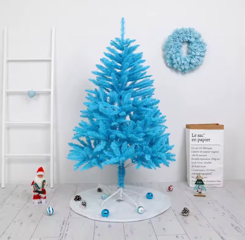 Frosted Sky Blue Christmas Tree Set - Glowonlite - Glowonlite
