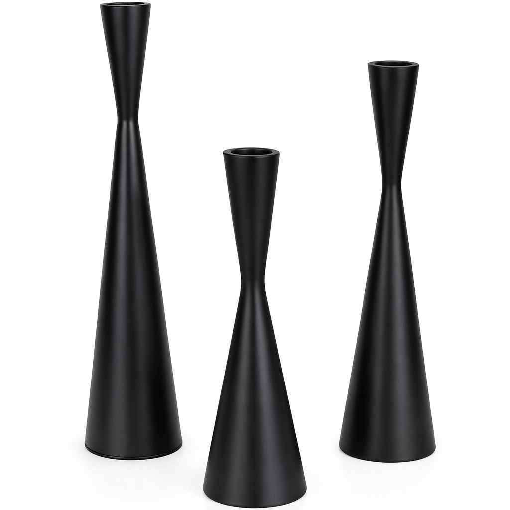 Modern Brass Taper Candle Holder – Minimalist Home Décor Accent - Glowonlite - Glowonlite