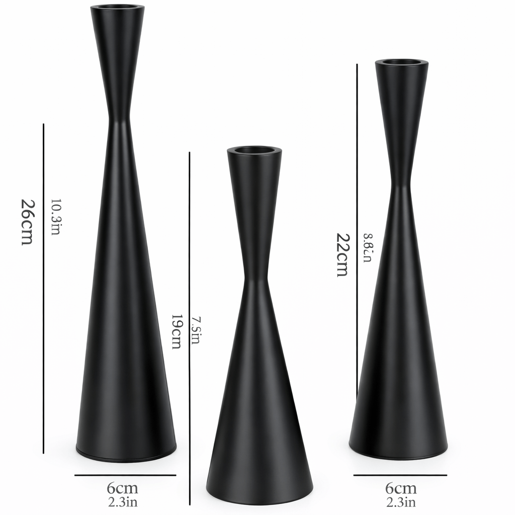 Modern Brass Taper Candle Holder – Minimalist Home Décor Accent - Glowonlite - Glowonlite