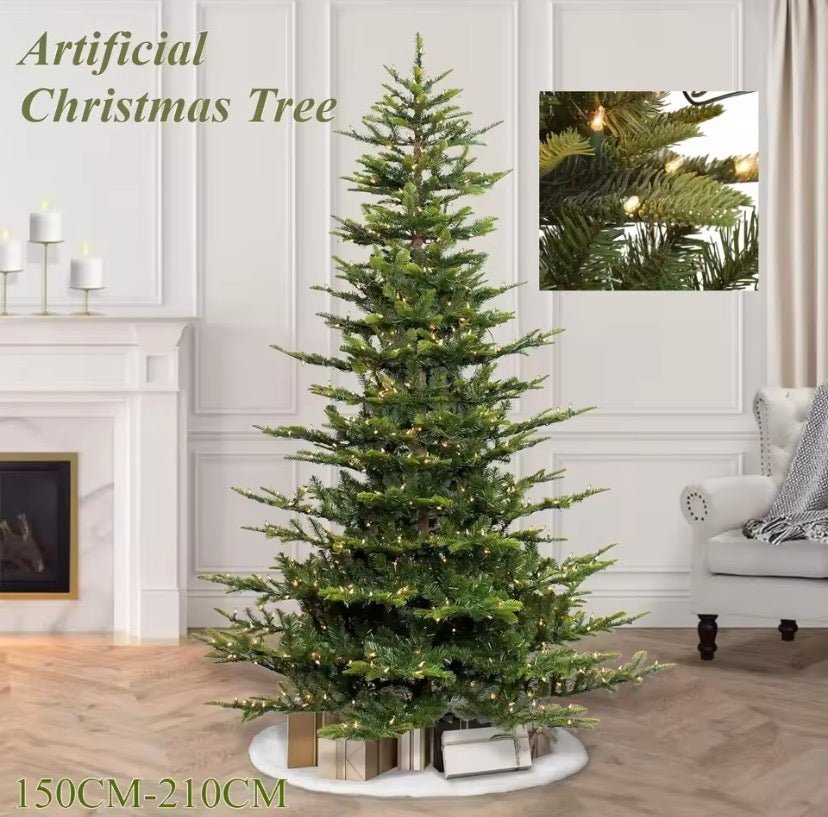 Natural Evergreen Christmas Tree – Premium Artificial Pine - Glowonlite - Glowonlite