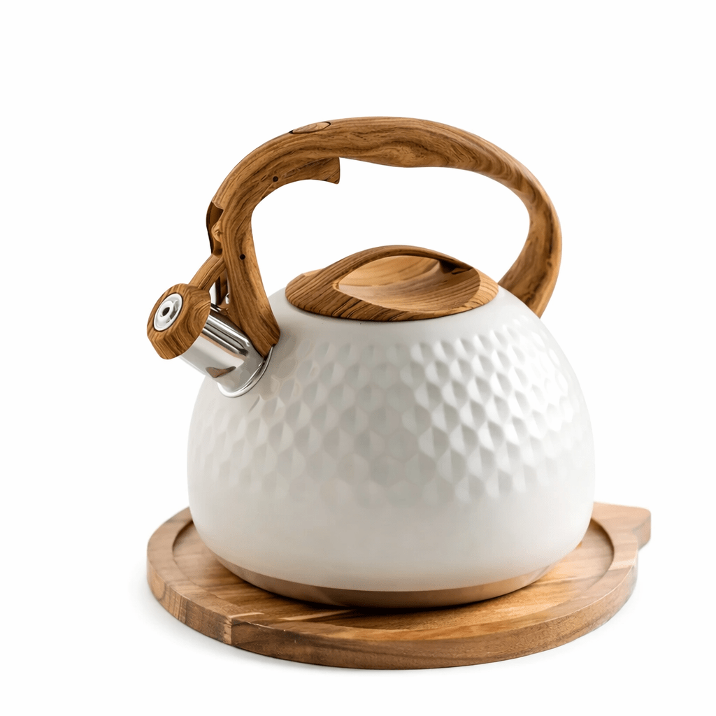 Premium White cast iron kettle - Glowonlite - Glowonlite
