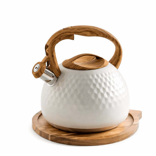 Premium White cast iron kettle - Glowonlite - Glowonlite