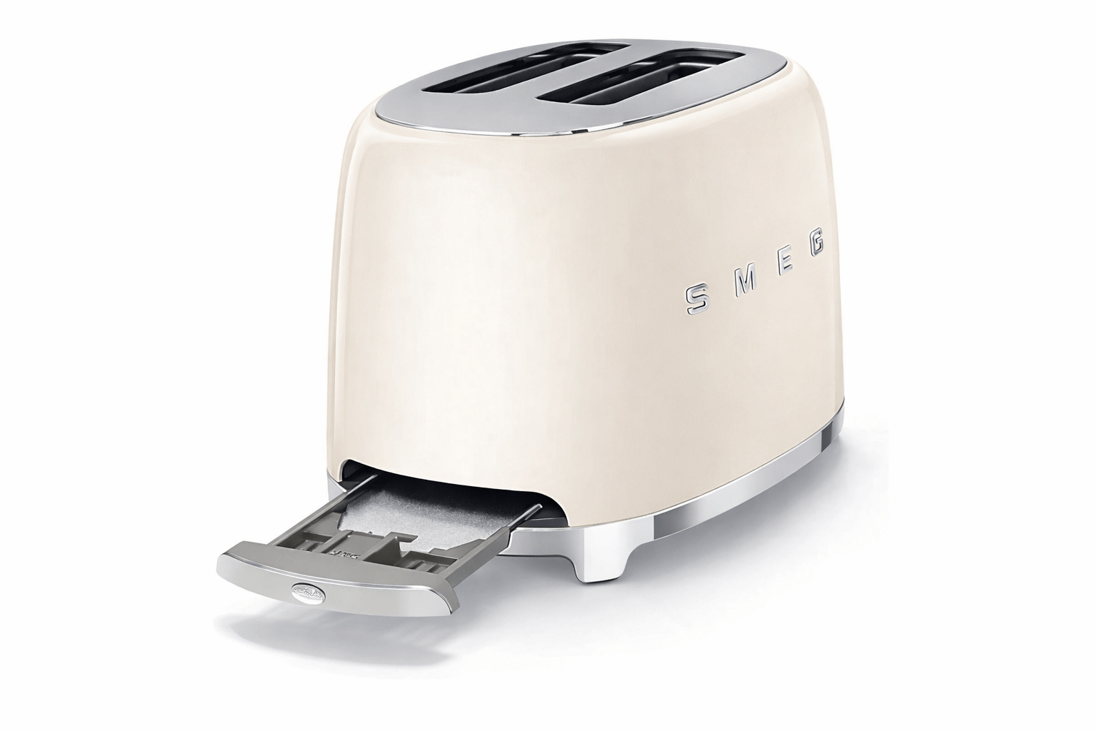 SMEG 2 - Slice Retro Toaster – Cream Finish | Iconic Design & Precision Toasting - Glowonlite - Glowonlite