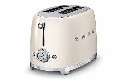 SMEG 2 - Slice Retro Toaster – Cream Finish | Iconic Design & Precision Toasting - Glowonlite - Glowonlite