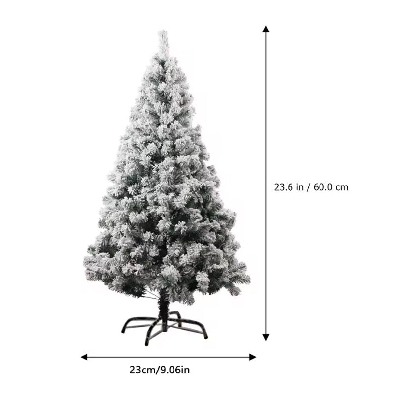 Snow - Frosted Mini Christmas Tree (60cm / 23.6”) - Glowonlite - Glowonlite