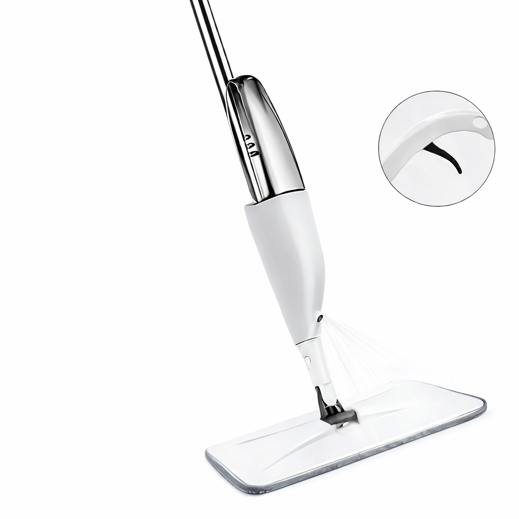Wet & Dry Spray Mop with Refillable Water Tank – 360° Flexible Flat Mop - Glowonlite - Glowonlite