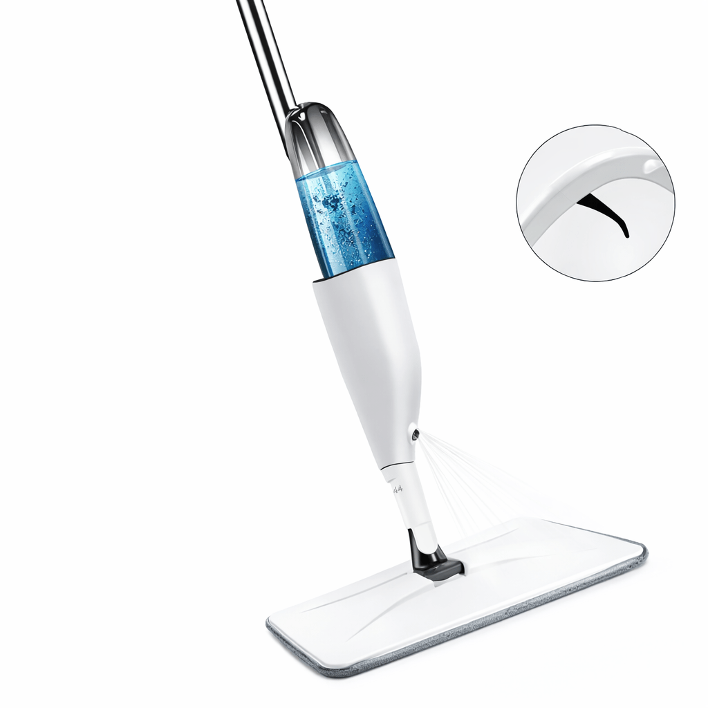 Wet & Dry Spray Mop with Refillable Water Tank – 360° Flexible Flat Mop - Glowonlite - Glowonlite