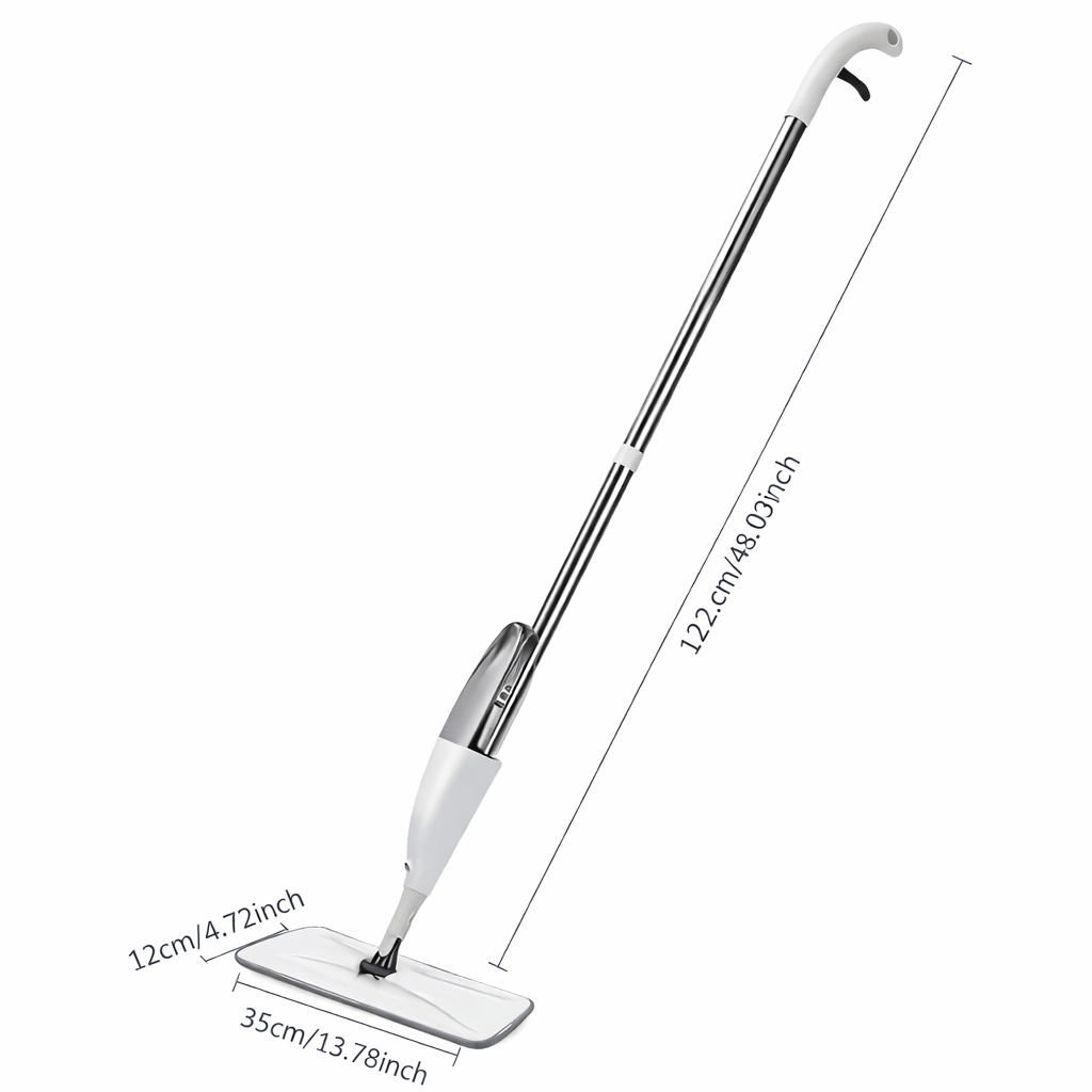 Wet & Dry Spray Mop with Refillable Water Tank – 360° Flexible Flat Mop - Glowonlite - Glowonlite